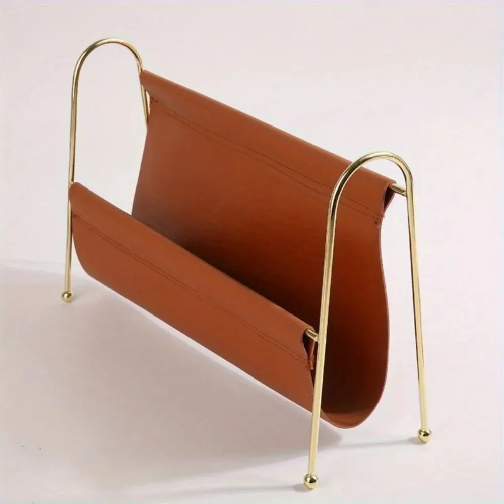 Home Decor Magazine - Nordic Metal Magazine Rack - Faux