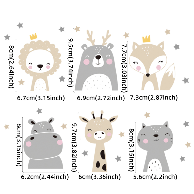 6pcs/set Boho Color Cute Smile - огляд і ціна Home Decor Y2K
