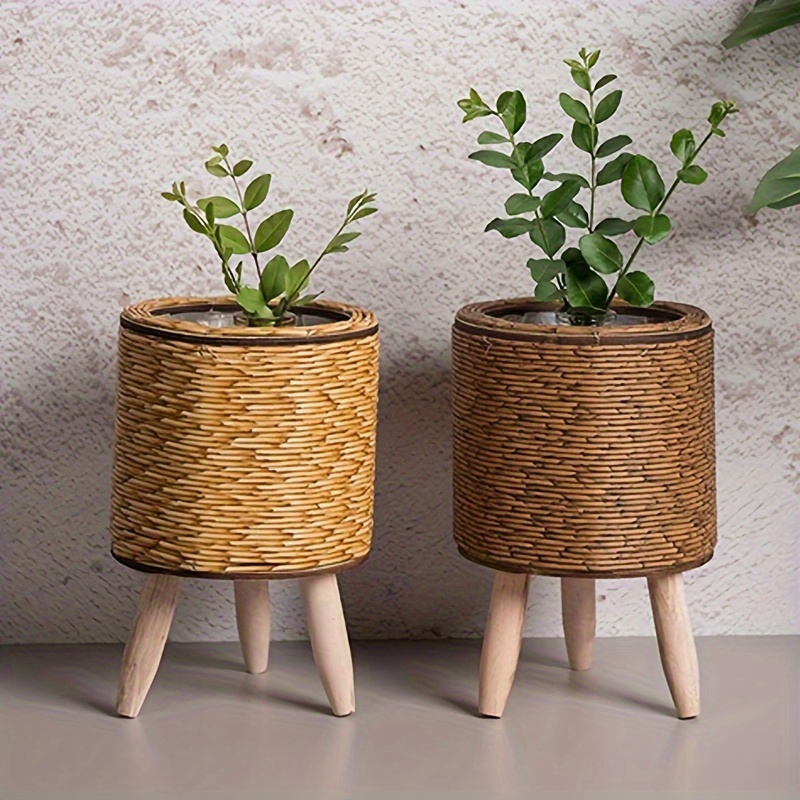 Charming Rustic Rattan Planter - огляд і ціна Rattan Plant Basket