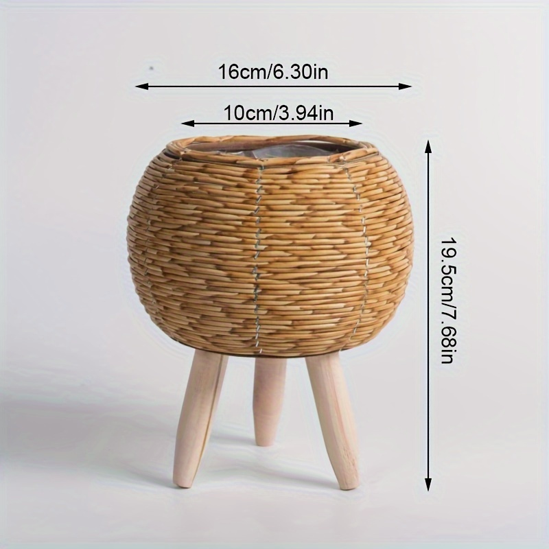 Charming Rustic Rattan Planter - огляд і ціна Rattan Plant Basket