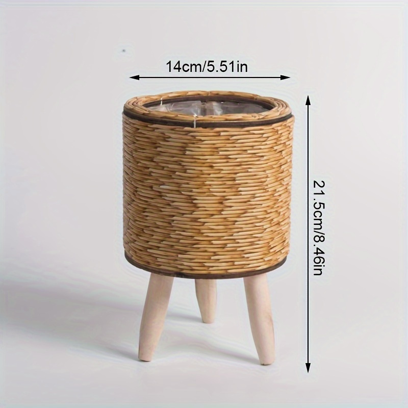 Charming Rustic Rattan Planter - огляд і ціна Rattan Plant Basket