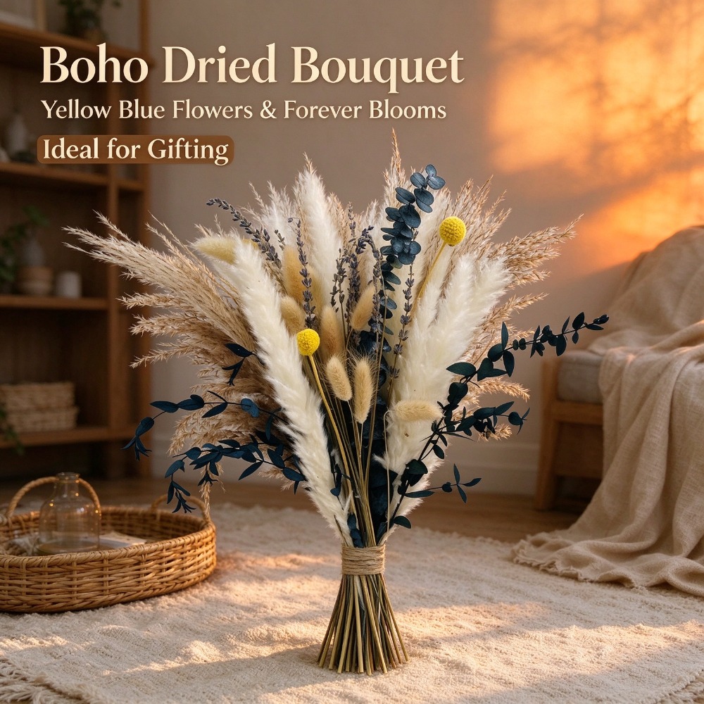 Pampas grass dried flower bouq - огляд і ціна Pampas Grass Decor