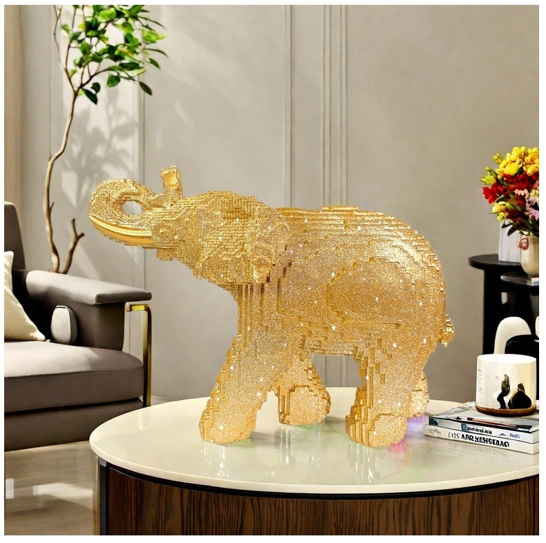 Resin Elephant Statue Realisti - огляд і ціна Home Decor Theme