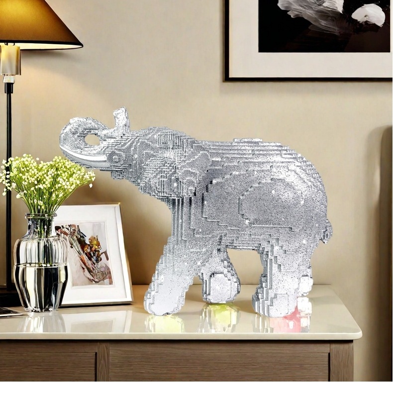 Resin Elephant Statue Realisti - огляд і ціна Home Decor Theme