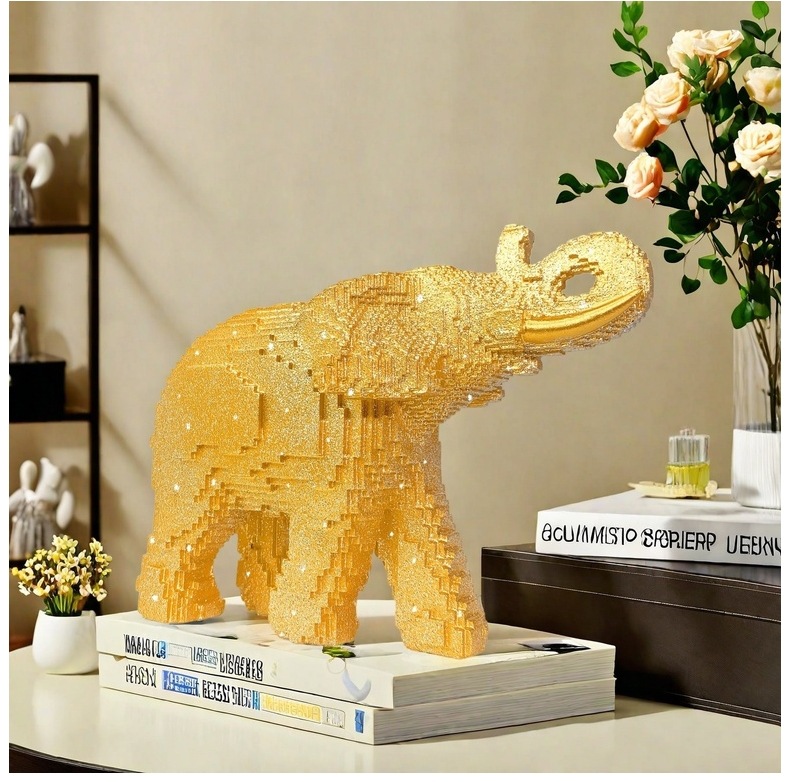 Resin Elephant Statue Realisti - огляд і ціна Home Decor Theme