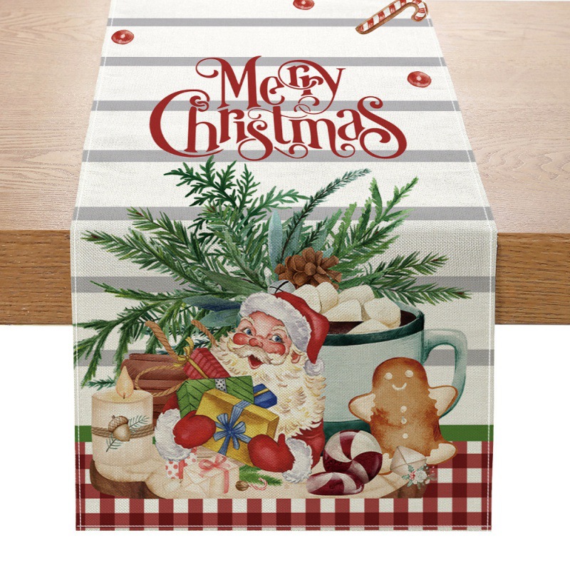 Christmas Table Runner New Xma - огляд і ціна Linen Table Runner
