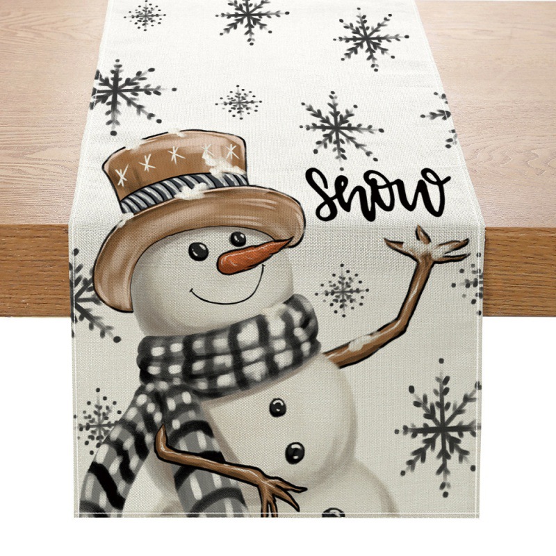 Christmas Table Runner New Xma - огляд і ціна Linen Table Runner