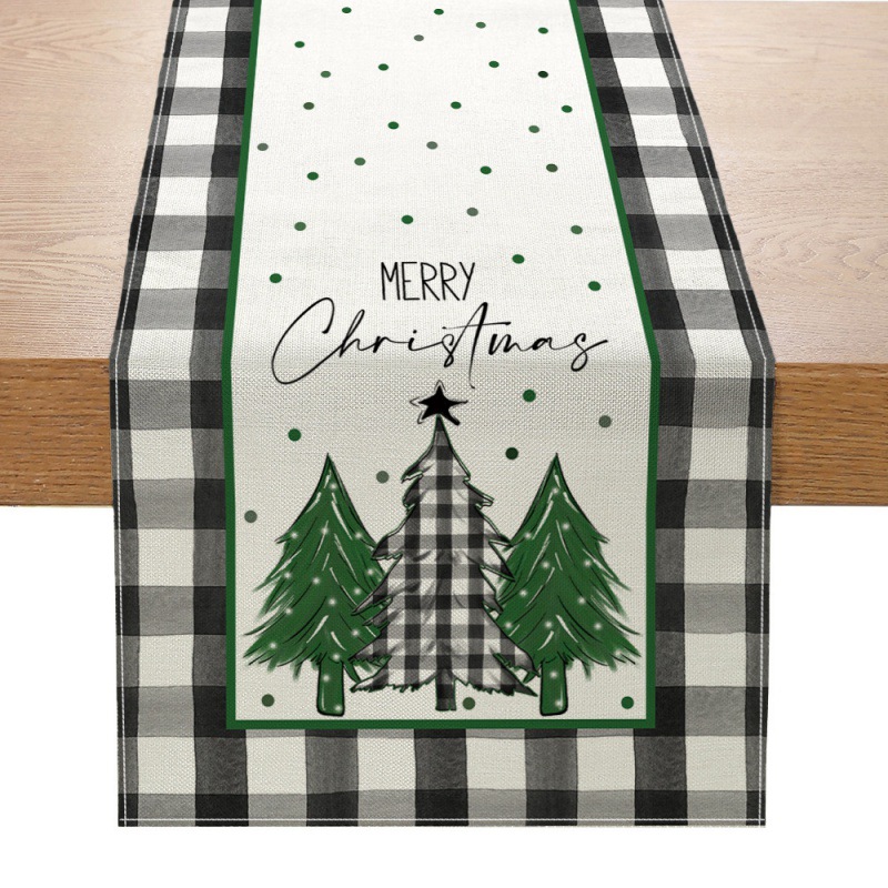 Christmas Table Runner New Xma - огляд і ціна Linen Table Runner