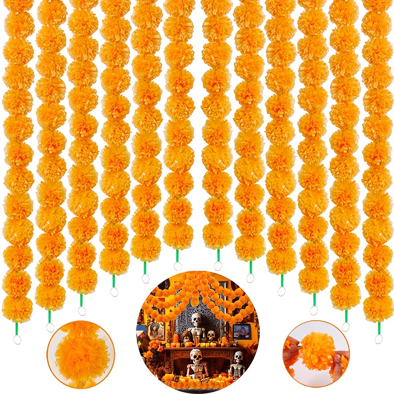 1pcs Marigold Garland for Deco - огляд і ціна Home Decor Indonesia