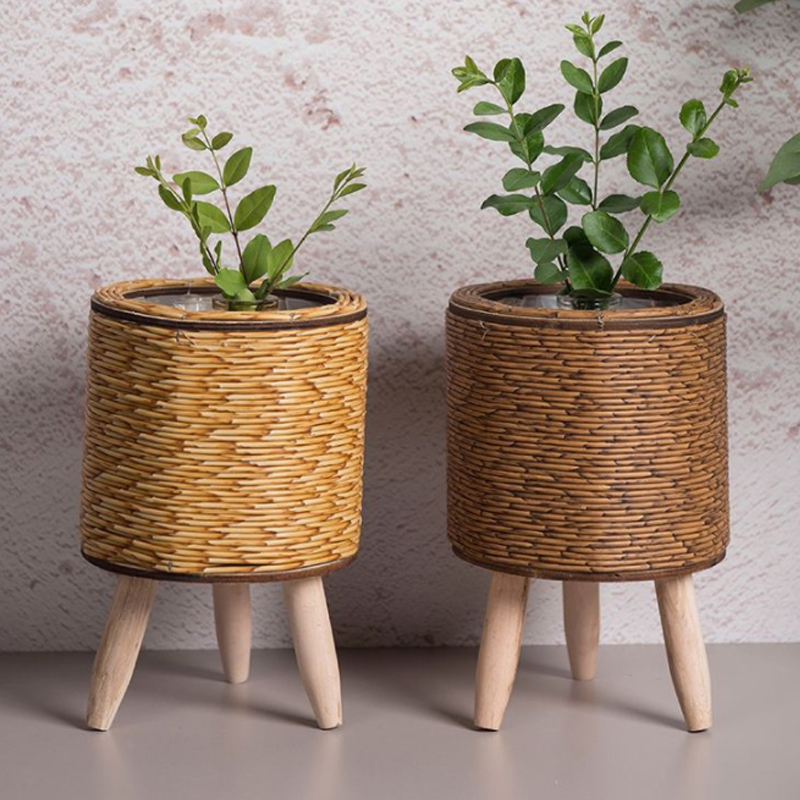 Imitation Rattan Woven Flower  - огляд і ціна Rattan Plant Basket