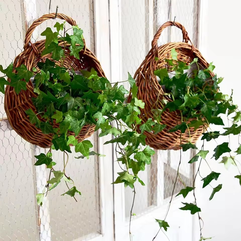 Hand Made Wicker Rattan Flower - огляд і ціна Rattan Plant Basket