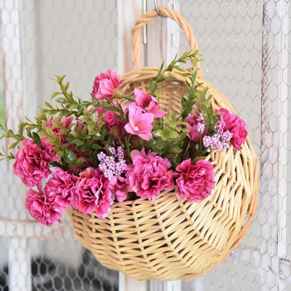 Hand Made Wicker Rattan Flower - огляд і ціна Rattan Plant Basket
