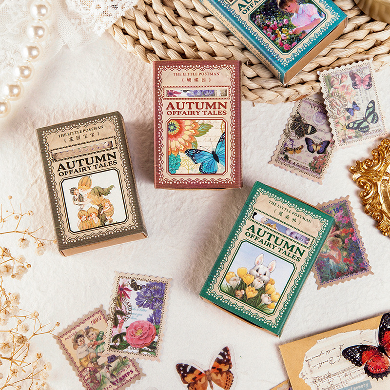 100pcs Autumn Fairy Tale Stamp - огляд і ціна Home Decor Magazine