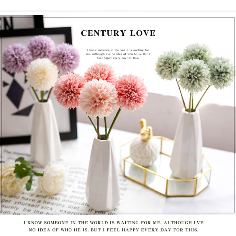 3/5Pcs Hydrangea Artificial Fl - огляд і ціна Pampas Grass Decor