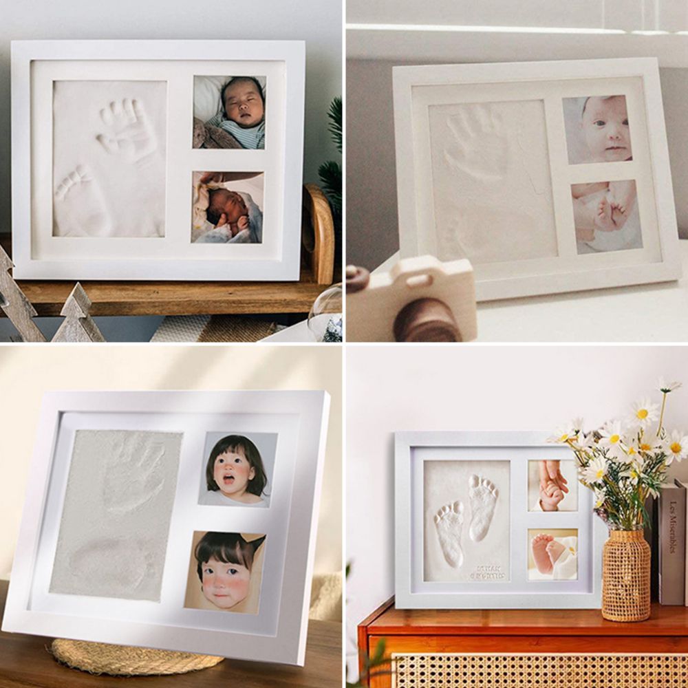 Imprint Clay Baby Hand and Foo - огляд і ціна Bamboo Photo Frame