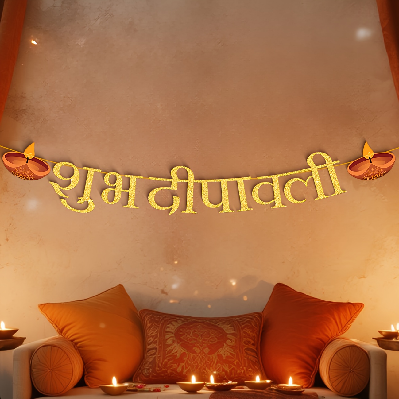 Diwali Party Decorations Happy - огляд і ціна Home Decor Indonesia