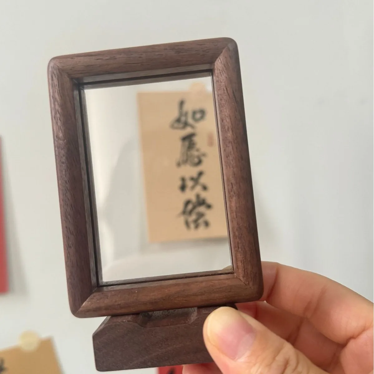 Premium Solid Black Walnut Dou - огляд і ціна Bamboo Photo Frame