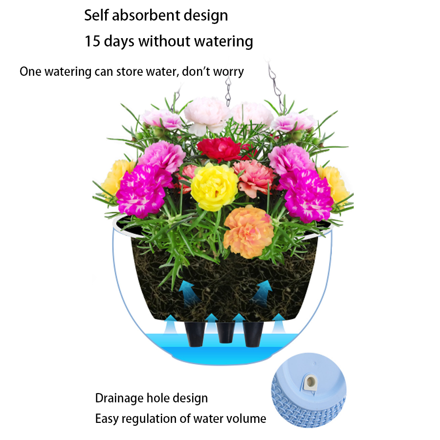 Pot Indoor Hanging Basket Simp - огляд і ціна Rattan Plant Basket